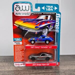 NEW AW Auto World Corvette and Viper Collectible Cars